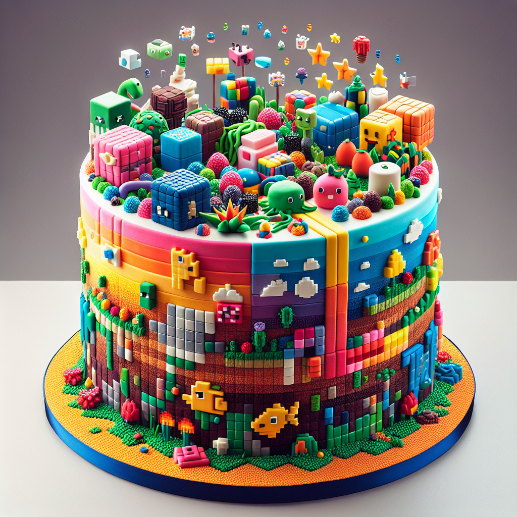 Creative Cake Designs: Minecraft-Inspired Creations for Gamers