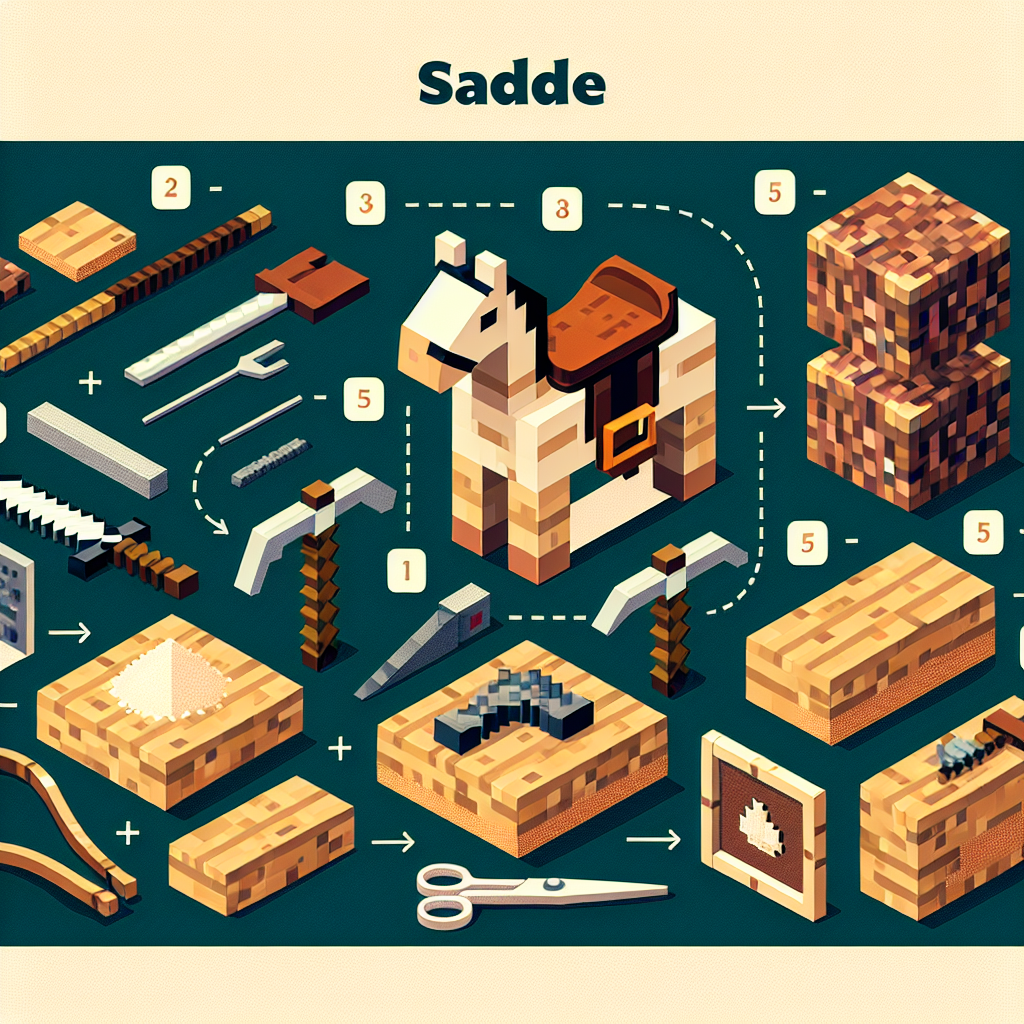 Membuat Pelana di Minecraft: Panduan Langkah demi Langkah